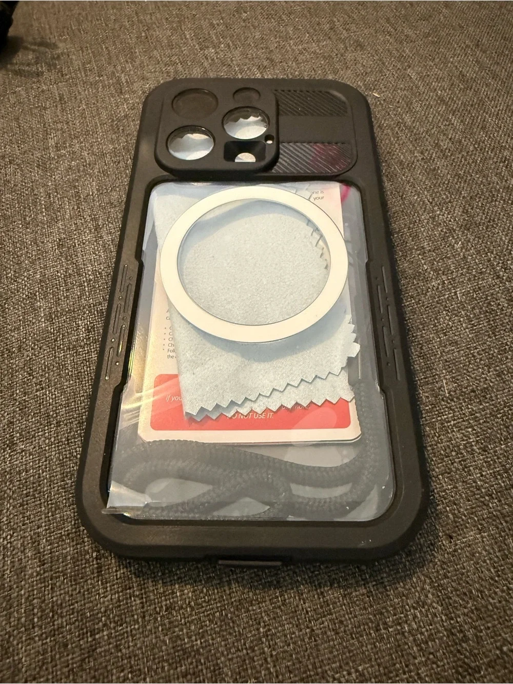 Lanhiem iPhone 16 Pro Case, Water, Shock & Dustproof Cases | Screen Protector